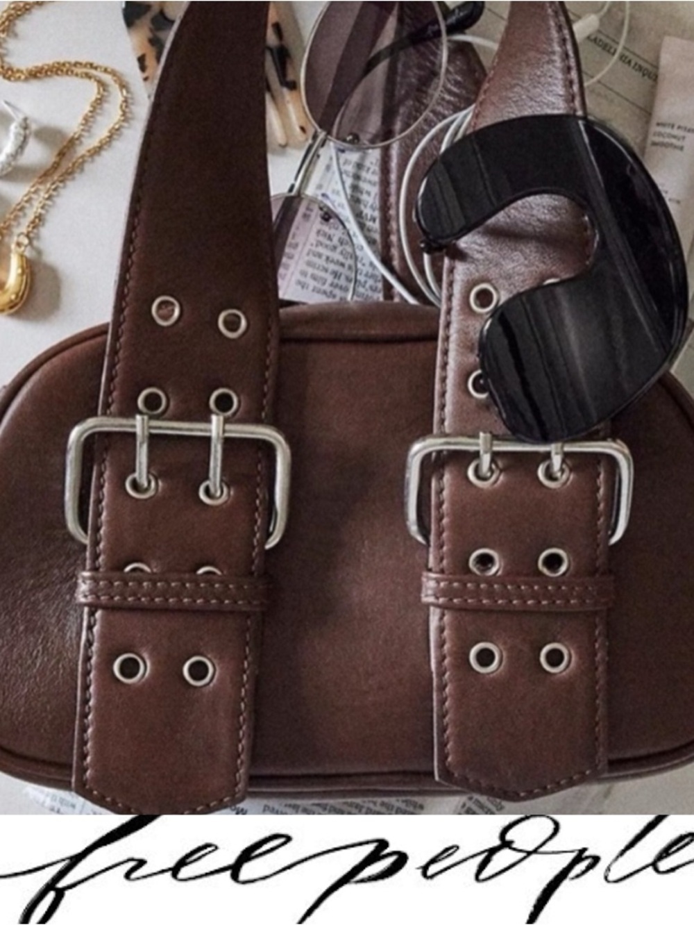 Free People Say Yes Bag in Espresso ❤️ NWT